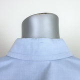 Gucci Single Pocket Button Down Shirt Blue Cotton Size 44