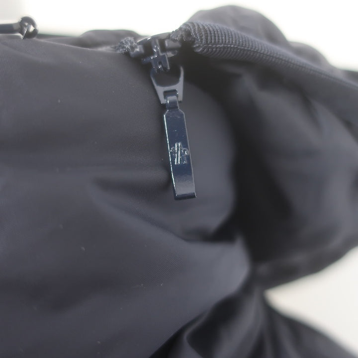 Moncler Gie Hooded Long Down Puffer Coat Dark Navy Size 1