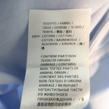 Gucci Single Pocket Button Down Shirt Blue Cotton Size 44