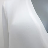 L'Agence Wrap Blouse Gia Cream Silk Size Small Long Sleeve Top