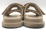 Christian Dior Dioract Raffia Slide Sandals Beige Size 39