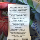 Gucci Flora Print Silk Shirt Blue Size 42 Long Sleeve Blouse