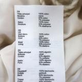 Maje Rozimina Pearl-Beaded Guipure Lace Maxi Dress Ecru Cotton Size 36 NEW