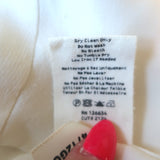 L'Agence Wrap Blouse Gia Cream Silk Size Small Long Sleeve Top