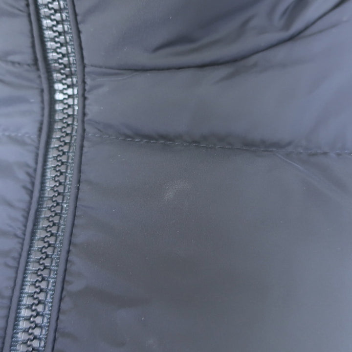 Moncler Gie Hooded Long Down Puffer Coat Dark Navy Size 1