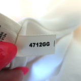 L'Agence Wrap Blouse Gia Cream Silk Size Small Long Sleeve Top