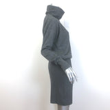 Veronica Beard Cassidy Turtleneck Mini Dress Charcoal Size Medium NEW