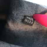 Clare V. Foldover Clutch Taupe Snake-Embossed Nubuck Leather NEW