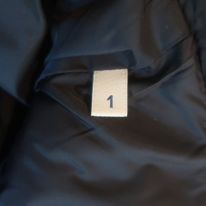 Moncler Gie Hooded Long Down Puffer Coat Dark Navy Size 1