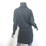 Veronica Beard Cassidy Turtleneck Mini Dress Charcoal Size Medium NEW