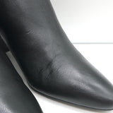 Saint Laurent Lou Ankle Boots Black Leather Size 36