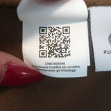 'S Max Mara Calla Belted Wrap Coat Brown Felted Wool Size US 4