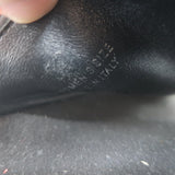 Roger Vivier Crystal-Embellished Flat Slide Sandals Black Leather Size 39