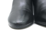 Saint Laurent Lou Ankle Boots Black Leather Size 36