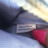 Clare V. Snow Leopard Print Flat Clutch Cream Calf Hair NEW