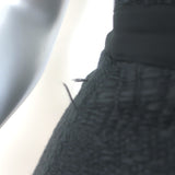 Tamara Mellon Strapless Peplum Kimono Dress Black Tweed & Crepe Size US 4