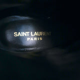 Saint Laurent Lou Ankle Boots Black Leather Size 36