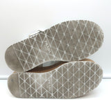 Prada Cork Platform Fisherman Sandals White Rubber Size 38