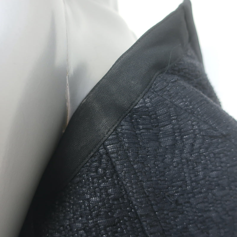 Tamara Mellon Strapless Peplum Kimono Dress Black Tweed &amp; Crepe Size US 4