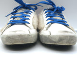 Golden Goose Superstar Shearling Low Top Sneakers White Leather Size 36 NEW