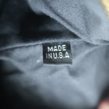 Clare V. Crocodile-Embossed Flat Clutch Black Leather