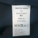 Chloe Fringe-Trimmed Button Down Shirt Dark Teal Size 42 Long Sleeve Blouse