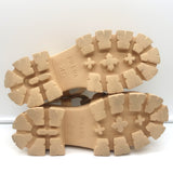 Prada Monolith Raffia Fisherman Sandals Natural Size 38