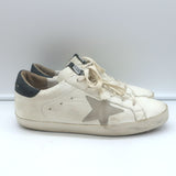 Golden Goose Superstar Sneakers White & Black Leather Size 38