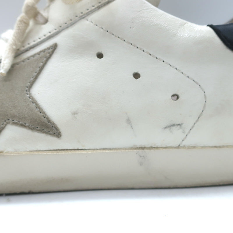 Golden Goose Superstar Sneakers White &amp; Black Leather Size 38