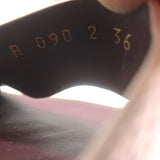 Valentino Rockstud Espadrille Wedge Sandals Light Pink Leather Size 36 NEW