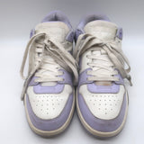 Off-White c/o Virgil Abloh Out of Office Sneakers Lilac/White Leather Size 37
