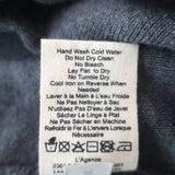 L'Agence Sterling Collared Sweater Gray Cotton-Silk Knit Size Small