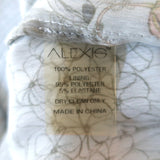 Alexis Off the Shoulder Smocked Mini Dress Gemina Blue Floral Print Size Small