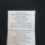 L'Agence Jayde Collarless Leather Jacket Black Size 2 NEW