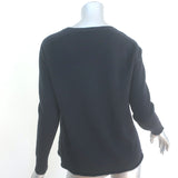 James Perse Recycled Cashmere V-Neck Sweater Black Size 1