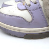 Off-White c/o Virgil Abloh Out of Office Sneakers Lilac/White Leather Size 37