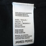 James Perse Recycled Cashmere V-Neck Sweater Black Size 1