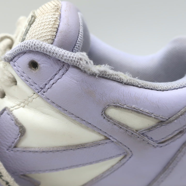 Off-White c/o Virgil Abloh Out of Office Sneakers Lilac/White Leather Size 37