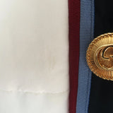 Gucci Web-Trim Padded Jacket Ivory Size 42