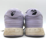Off-White c/o Virgil Abloh Out of Office Sneakers Lilac/White Leather Size 37