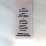 Cinq a Sept Cheyenne Rhinestone Pin Blazer Ivory Crepe Size 0 NEW