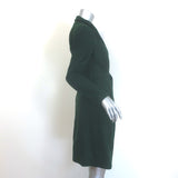 Ted Baker Sandra Belted Wrap Coat Emerald Green Wool-Cashmere Size 1