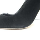 Manolo Blahnik BB Pointed Toe Pumps Black Suede Size 36