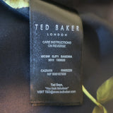 Ted Baker Sandra Belted Wrap Coat Emerald Green Wool-Cashmere Size 1