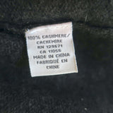 360 Accessoire Cashmere Asymmetric Poncho Dark Gray