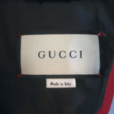 Gucci Web-Trim Padded Jacket Ivory Size 42