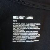 Helmut Lang Asymmetric Cutout Dress Black Seamless Jersey Size Extra Small/Small