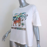 Monoki Capricorn Astro Tee White Cotton One Size NEW