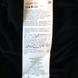 Jil Sander Packaway Sleeveless Midi Dress Black Nylon Size 36