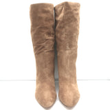 Veronica Beard Blondie Slouchy Suede Boots Beige Size 6.5